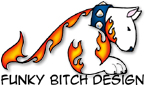 Funky Bitch Design Flame Logo