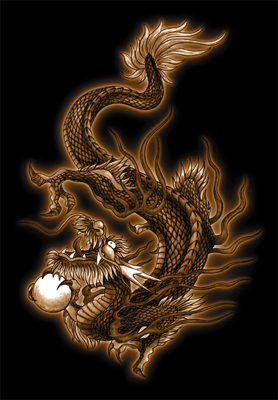 Sepia Dragon